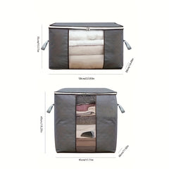 Large Clothes Storage Bag With Handle & Clear Window