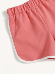 Girls Carrots Graphic Active Running Short Summer Athletic Shorts