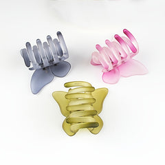 Butterfly Decor Hair Claw Gradient Banana Clip Hairgrip Hair Accessory