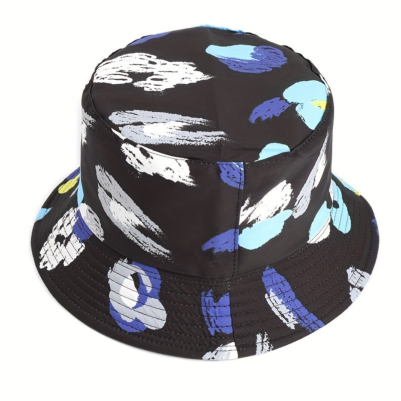 Hip Hop Graffiti Reversible Fisherman Cap