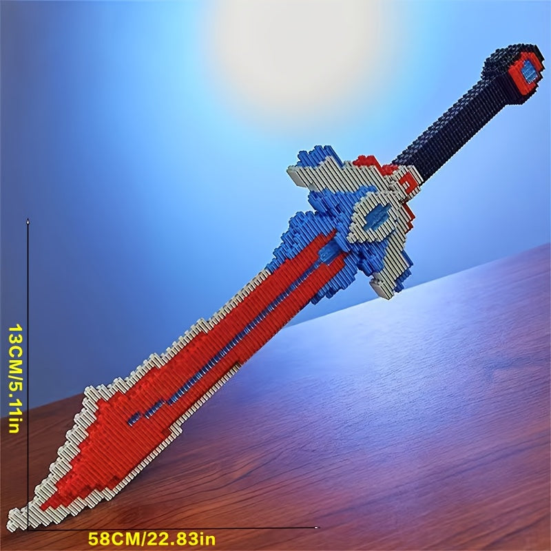 1701pcs Mini Blocks Sword Assembly Model Toy Gift for Boys
