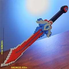1701pcs Mini Blocks Sword Assembly Model Toy Gift for Boys