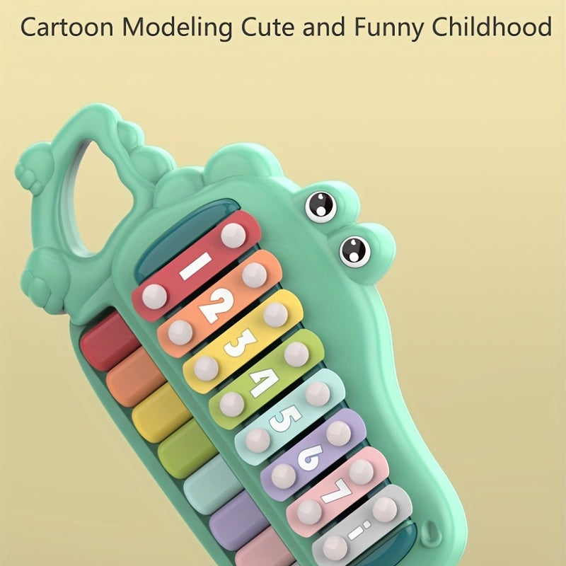 Crocodile Xylophone Set for Kids with Mallets
