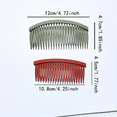 10pcs Frosted Hair Comb Pin for Women Girls