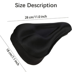 Gel Padded Bike Seat Cushion for Soft Exercise Riding