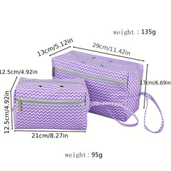 Yarn Storage Bag With 4 Wire Hole & Compartment