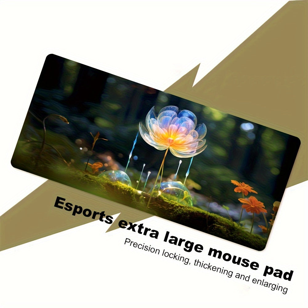 Large Size Patterned Keyboard Pad 400x900mm Non-slip Desk Mat for Games & Office