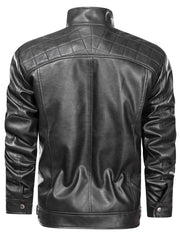 Men's Biker PU Jacket - Stylish and durable outerwear for bikers