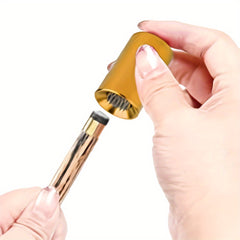 2-In-1 Pool Cue Tip Tool Billiard Shaper Aerator Leather Head Curved