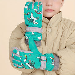 Winter Skiing Gloves Warm Waterproof Non slip Gloves