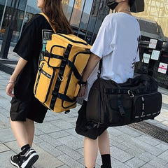 Colorblock Casual Sports Handbag Large Capacity Storage Bag
