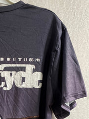 Motorcycle Pattern Print Men's Short Sleeve T shirt Graphic Tee