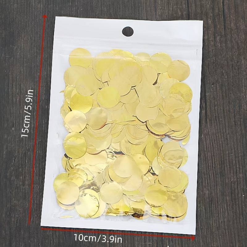 Golden Desktop Paper Scraps for Party Decoration