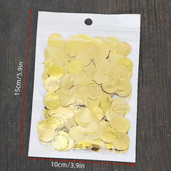 Golden Desktop Paper Scraps for Party Decoration