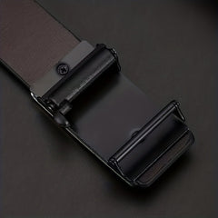 Chinese Pig Font Men's Leather Belt - Gift for Father and Husband