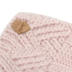 Vintage Ribbed Knit Beanie Hat