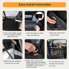 Car Pet Basket Cat Dog Rear Seat Pad