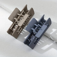 2pcs Matte Hair Claw Clips Strong Hold Thick Hair Accessories