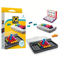 Travel Friendly Brain Building Puzzle Box for Kids & Adults, Ages 6+