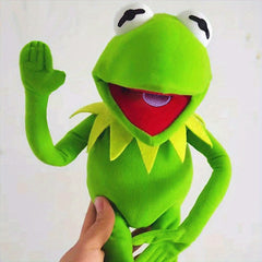 Large Kermit the Frog Plush Toy Green Stuffed Doll