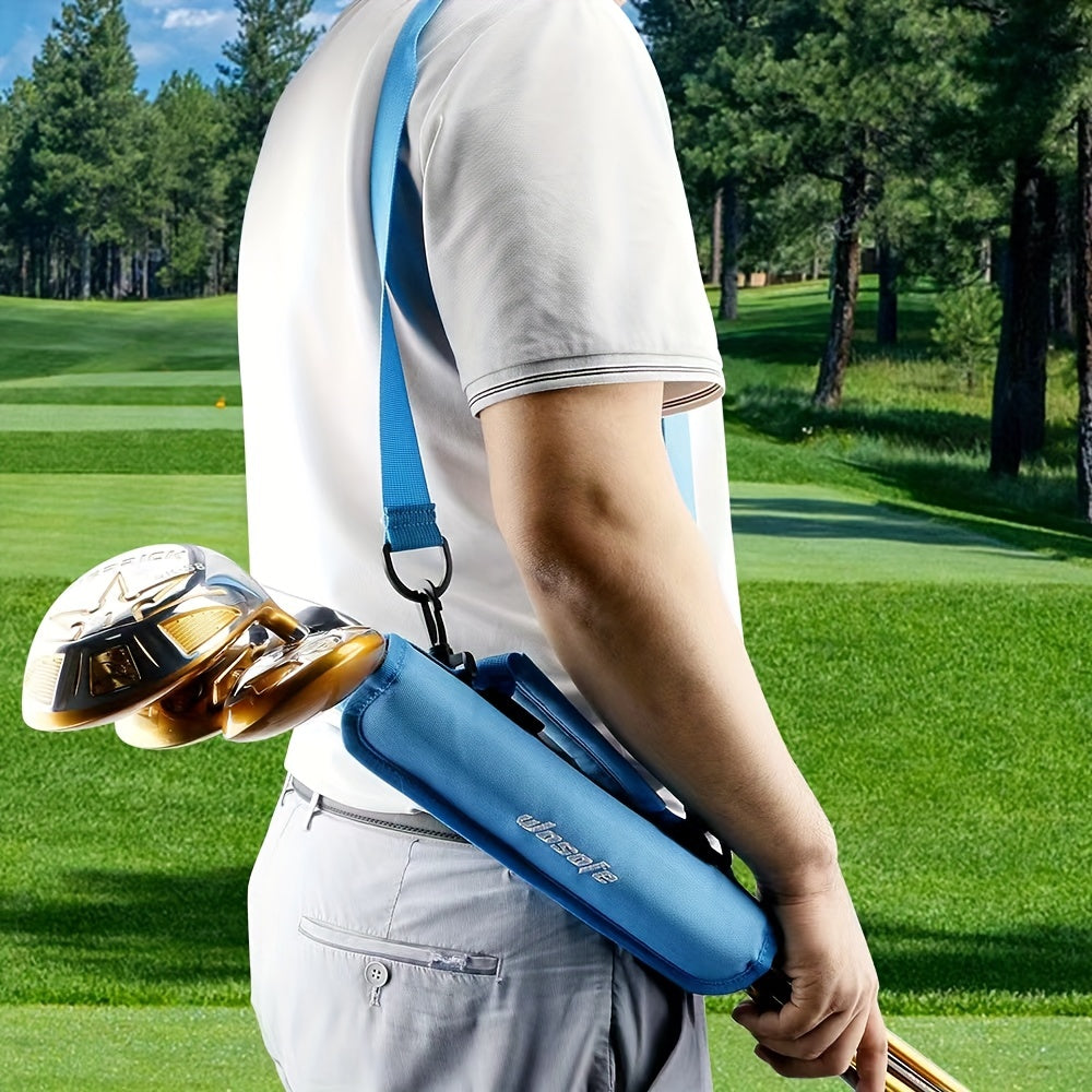 Portable Golf Club Bag Holds 3-5 Clubs