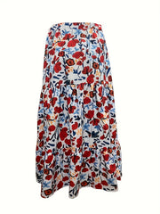  Women's Boho Smock Maxi Skirt