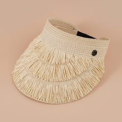 Wide Brim Straw Sun Hat Women's UV Protection Beach Hat