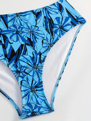 Boho Bikini Set Plus Floral Twist Bra & Panty Swimsuit