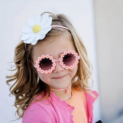 Kids Flowers Shaped Sunglasses UV Protection