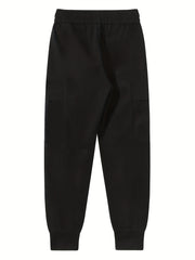 Letter Print Pattern Casual Cargo Pants Men s Joggers For Outdoor