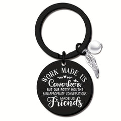 8pcs Coworker Appreciation Keychain Goodbye Gift Friendship Keychain