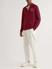 Men's Thunderstorm Knit Polo Shirt for Winter
