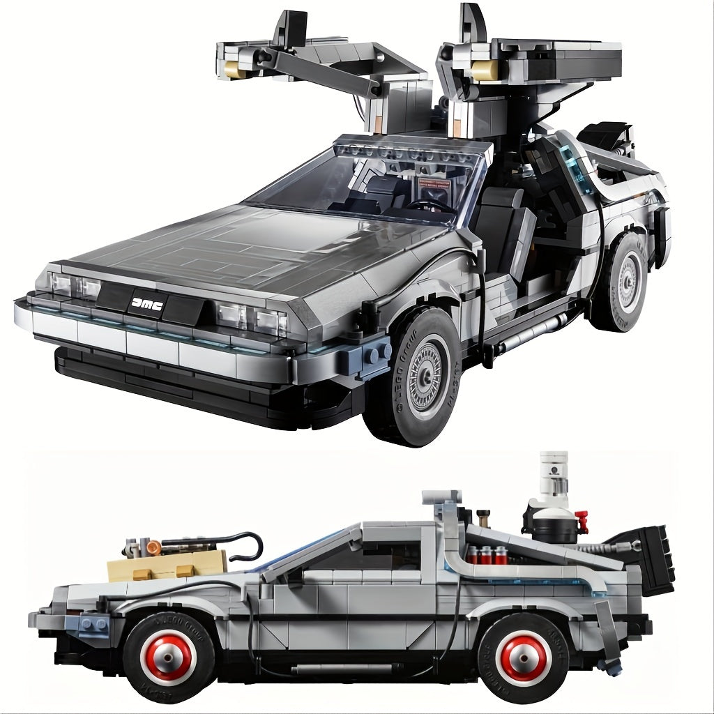 1872pcs Time Machine Building Blocks Construction Car Bricks Toys