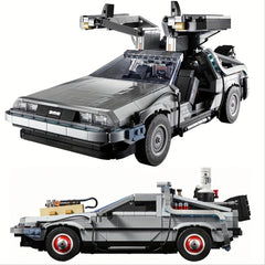 1872pcs Time Machine Building Blocks Construction Car Bricks Toys