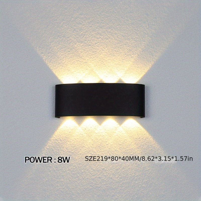 LED Outdoor Wall Lamp IP65 Waterproof Aluminum AC86-265