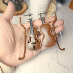Durable Plastic Violin Prop for Home Decor