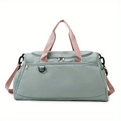 Gym Duffel Bag with Wet Pocket & Shoes Compartment