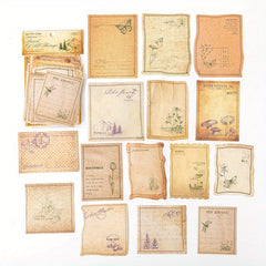 30pcs Vintage Stickers Art Supplies DIY Scrapbooking Collage Material