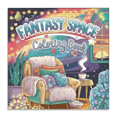 Fantasy Space Coloring Book for Adults - 22 Pages