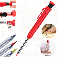 Carpenter Pencil Deep Hole Mechanical Pencil Marker