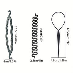 6pcs Hair Braiding Tools Set for Curly Hair Styling