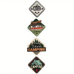 Outdoor Camping Bear Mountain Patches DIY Craft