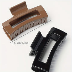 2pcs Hair Claw Shark Claw Women's Hair Clip For Bathing Washing Face