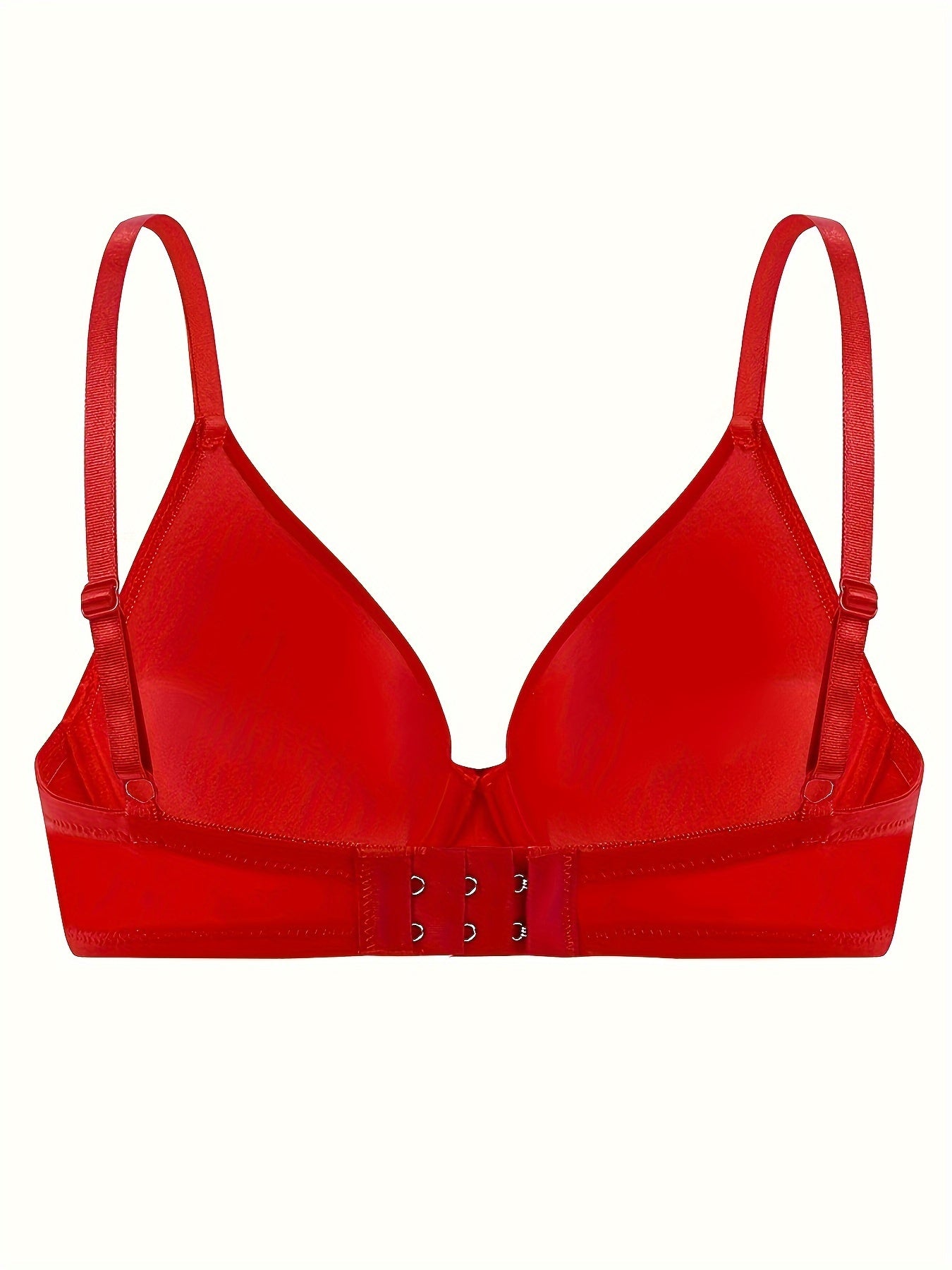 Glossy Thick Cup Bras & Bow T Shirt Bra Lingerie
