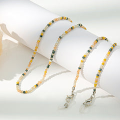 Crystal Beaded Glasses Chain Colorful Lanyard for Women Girls