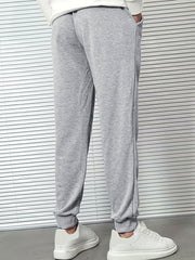 Skull Print Men's Sports Trousers Casual Joggers Pants