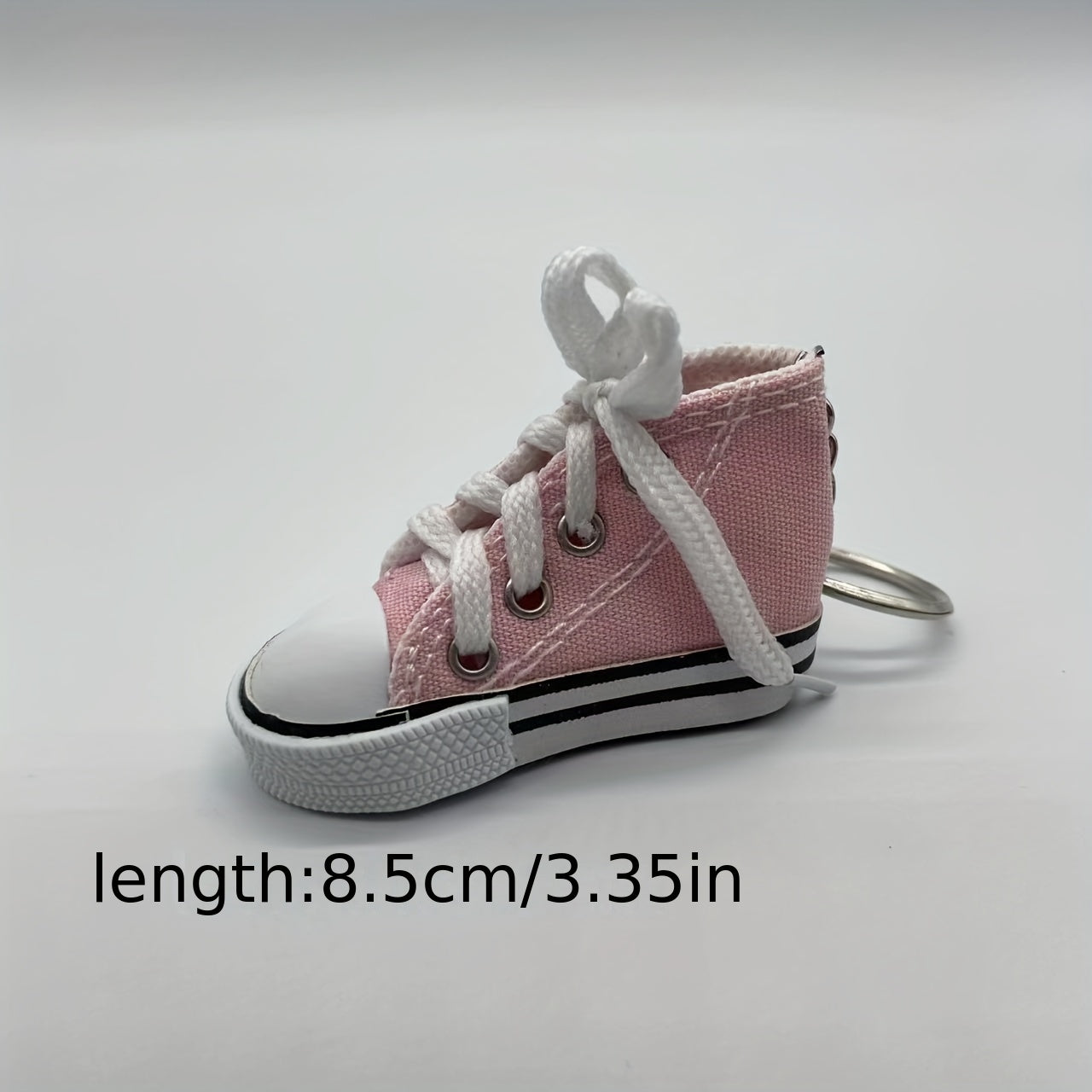 Pink Cloth Shoe Key Chain Pendant For Car Key Jewelry
