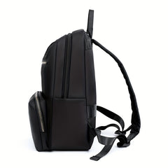 Minimalist Casual Zipper Backpack Lightweight Solid Rucksack