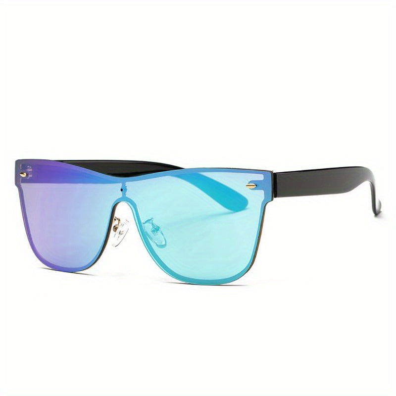 Y2K Retro Frameless Sunglasses Men's Sunshade Anti UV Lightweight Glasses