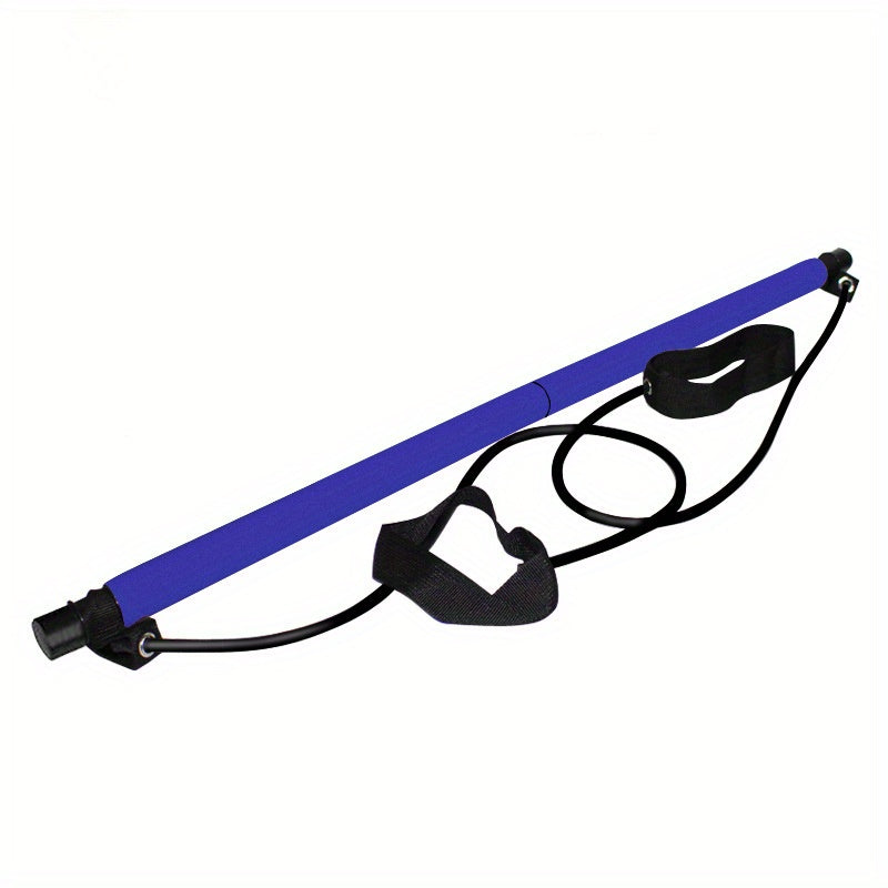 Purple Pilates Tension Band Sticks Fitness Exercise Body Shaping Yoga